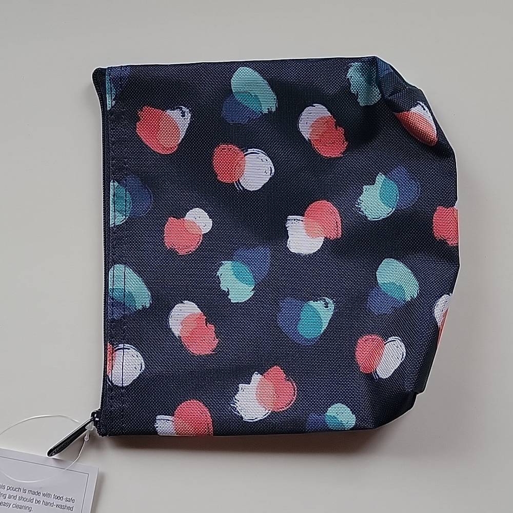 Thirty-one Snack & Go Pouch - Painted Dot Trio